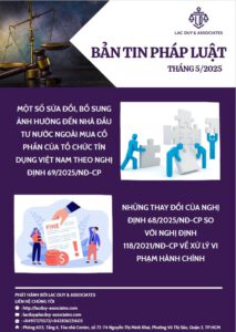 Bản Tin Pháp Lý Tháng 5/2025